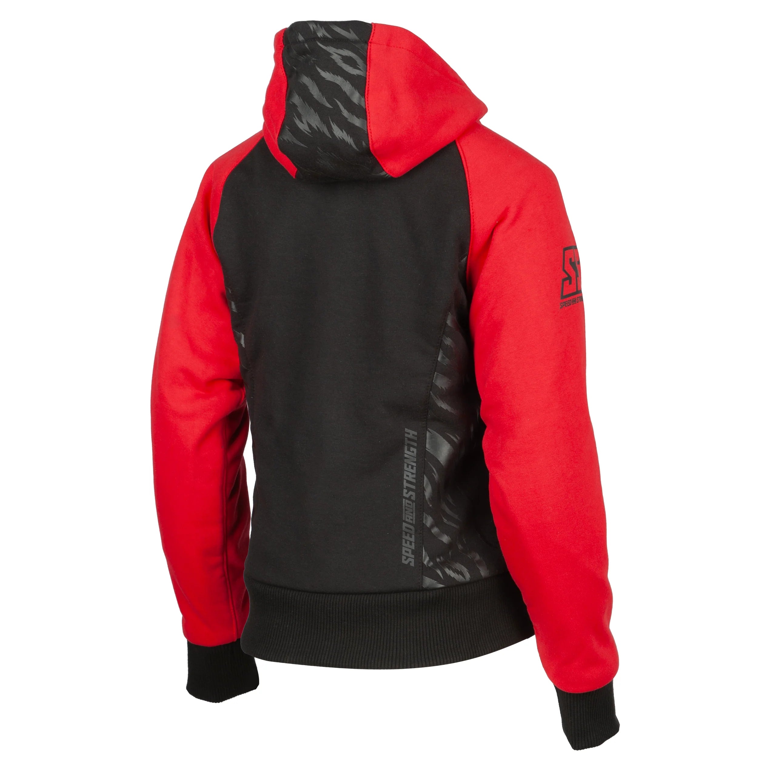 WOMEN'S ARMOURED HOODY (Red) | CAT OUT'A HELL 2.0
