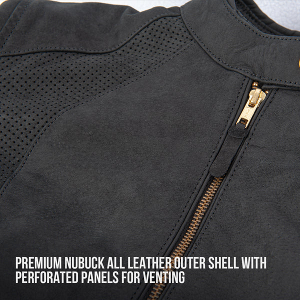 WOMEN'S CLASSIC 92 LEATHER JACKET (Black) | Joe Rocket