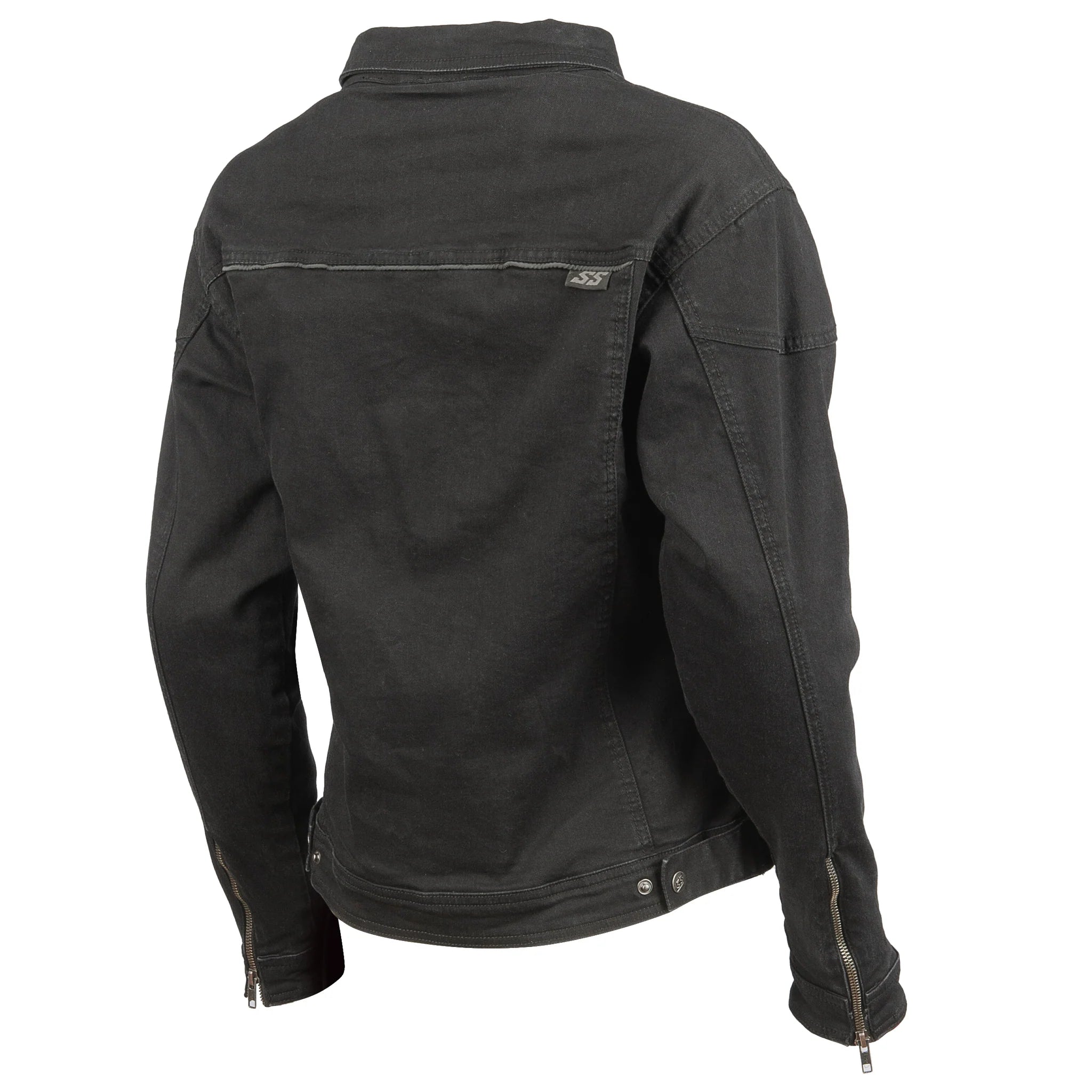 HEART & SOUL WOMEN'S DENIM JACKET (Black) | Speed and Strength