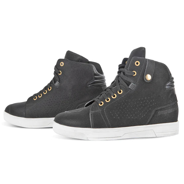MAD DASH WOMEN'S MOTO SHOES (Black) | Speed and Strength