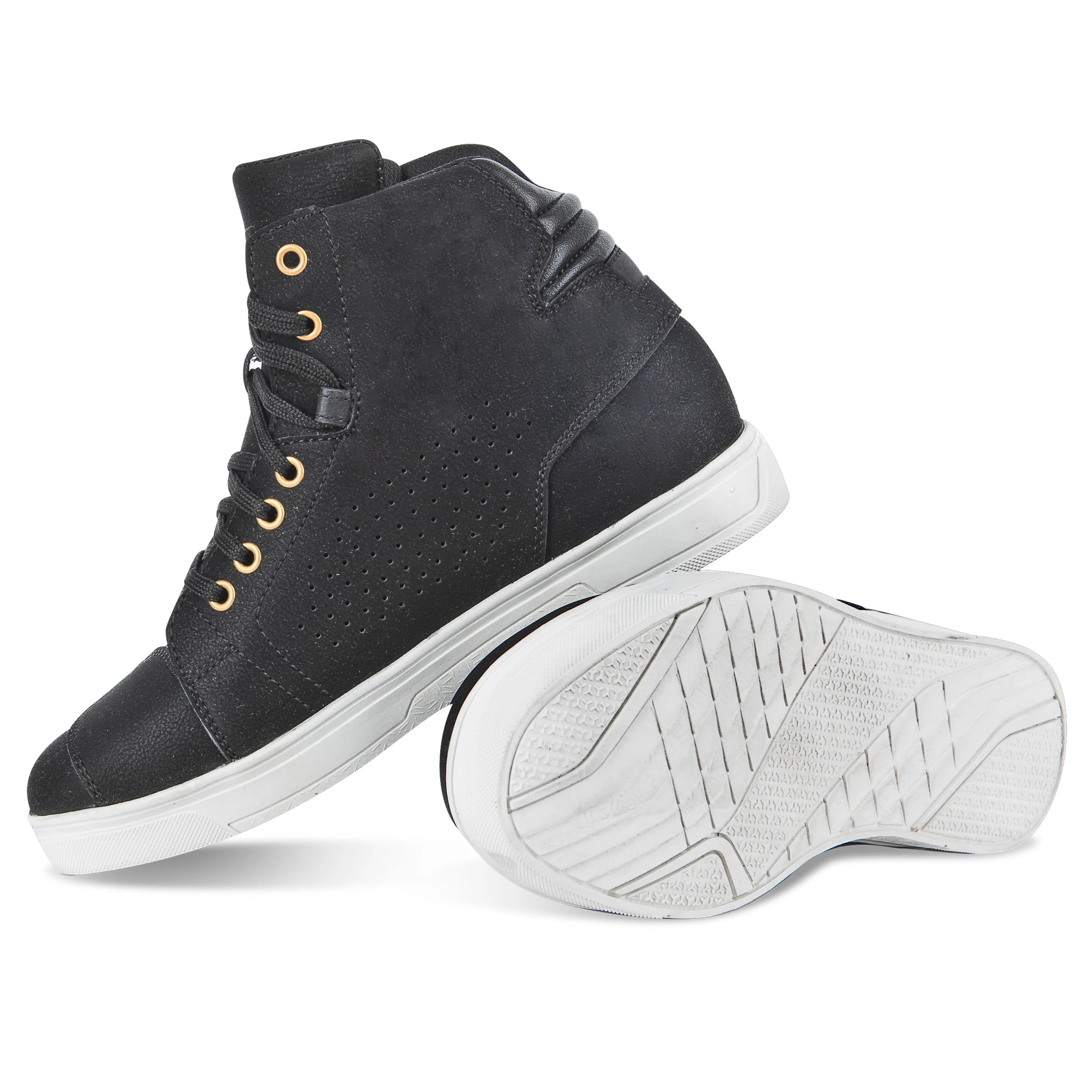 MAD DASH WOMEN'S MOTO SHOES (Black) | Speed and Strength