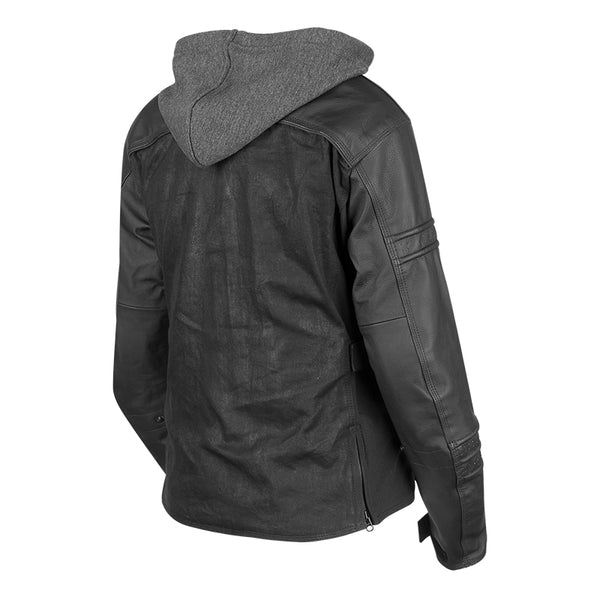 STREET SAVVY LEATHER & TEXTILE JACKET (Black) | Speed and Strength