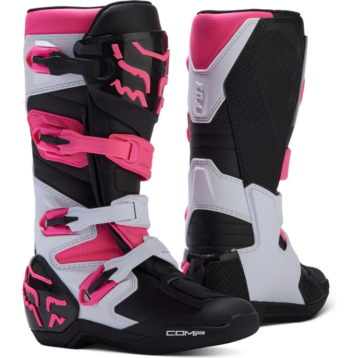 WOMEN'S COMP BOOT (Black/Pink) | Fox