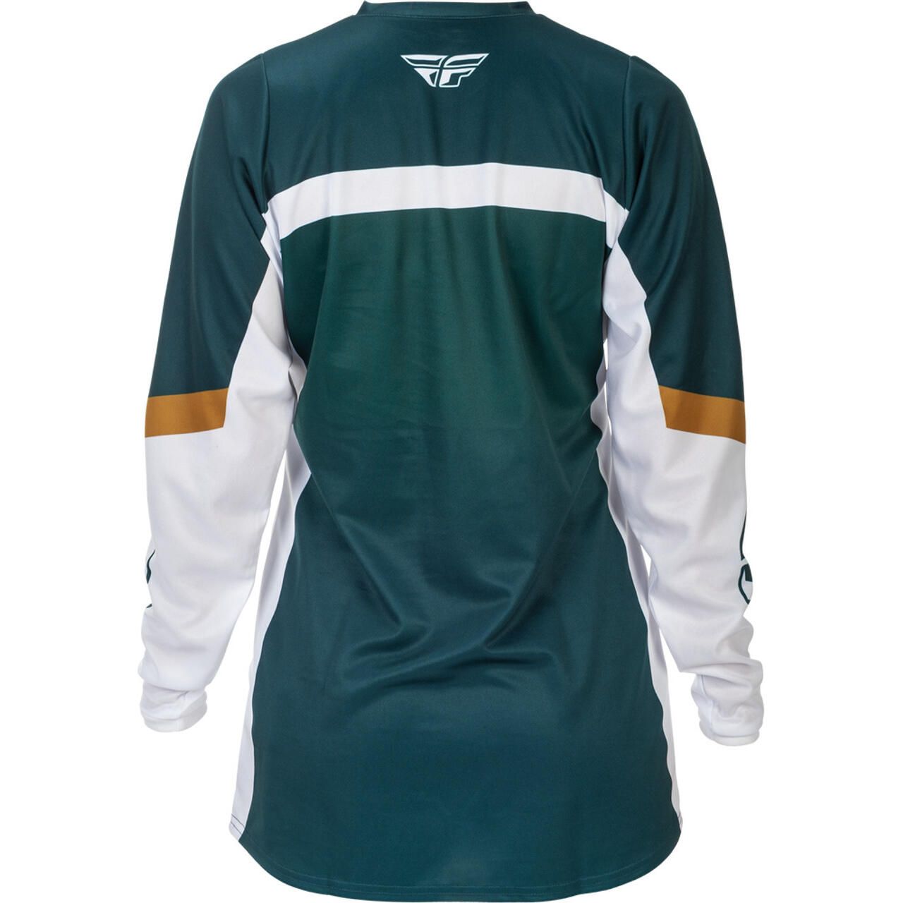 WOMEN'S F-16 JERSEY (Teal/White/Gold) | FLY RACING