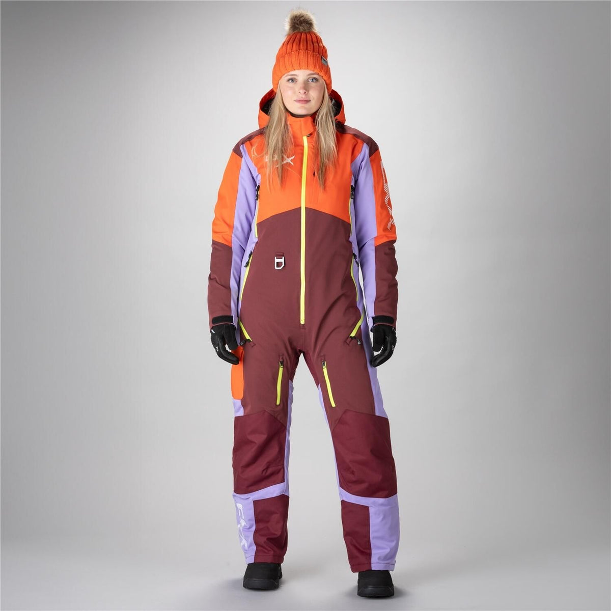 WOMENS YUKON ONE PIECE (TAWNY/VIOLET/ORANGE) | CKX