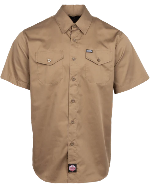 MEN'S WORKFORCE SS SHIRT (Tan) | DIXXON