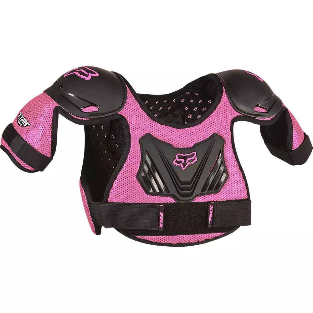 PEEWEE TITAN ROOSTER DEFLECTOR (black/pink) | Fox Racing