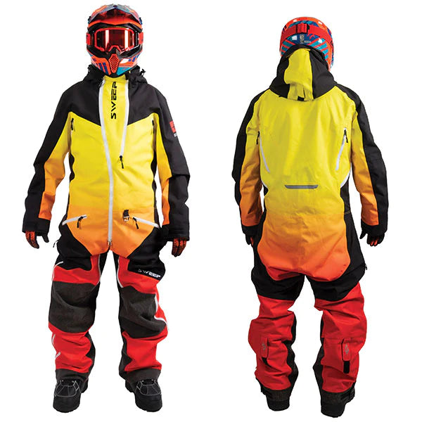 MEN'S PEAK INSULATED MONOSUIT (Lava/Blk) | Sweep
