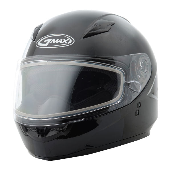 YOUTH GM49 SNOW HELMET (Solid Black) | Gmax