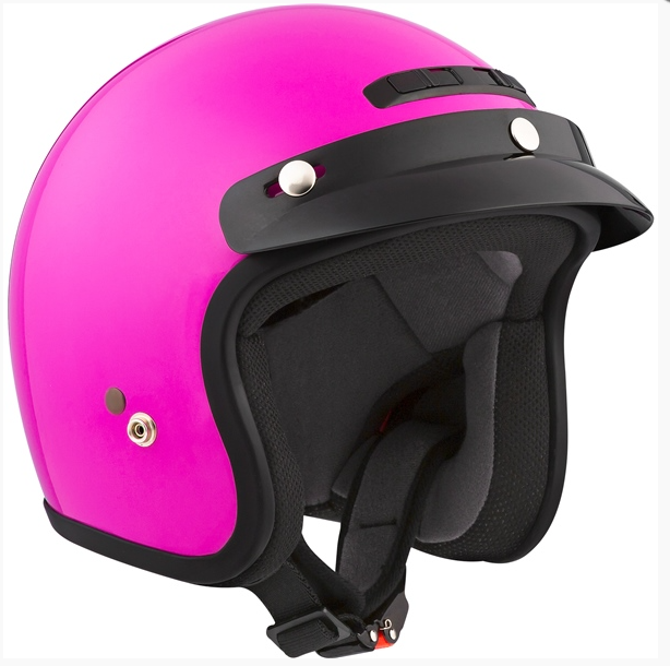 YOUTH VG300 SOLID 3/4 OPEN HELMET (Purple) | CKX