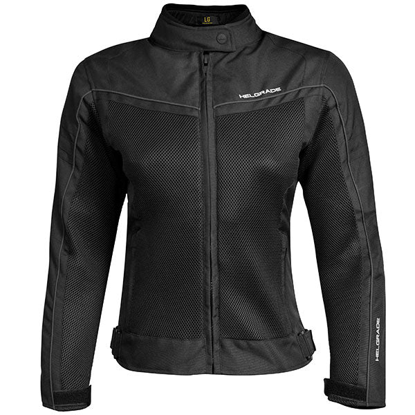 WOMEN'S LIVELY MESH JACKET (BLK) | Helgrade