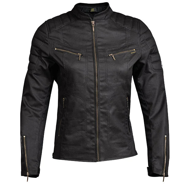 MONROE WAX CANVAS JACKET (BLK) | Helgrade