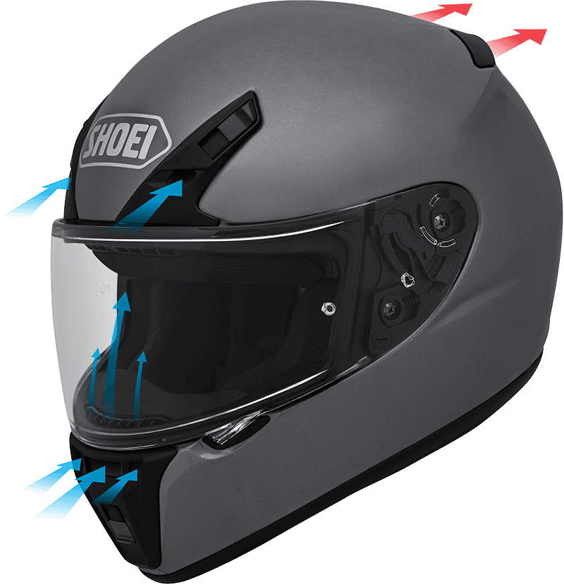 RF-SR HELMET (Gloss Black) | SHOEI