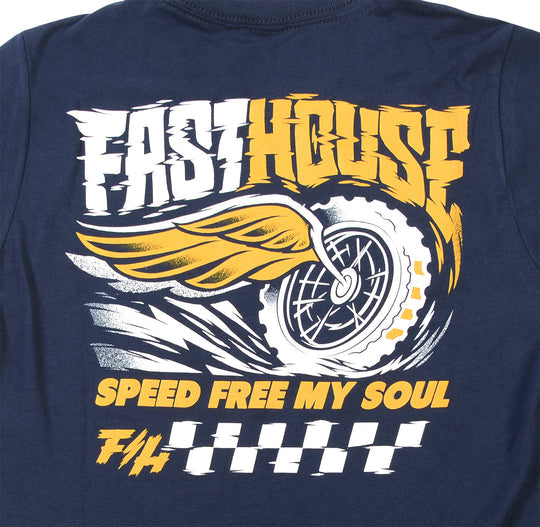 YOUTH HIGH ROLLER TEE (Midnight Navy) | Fasthouse