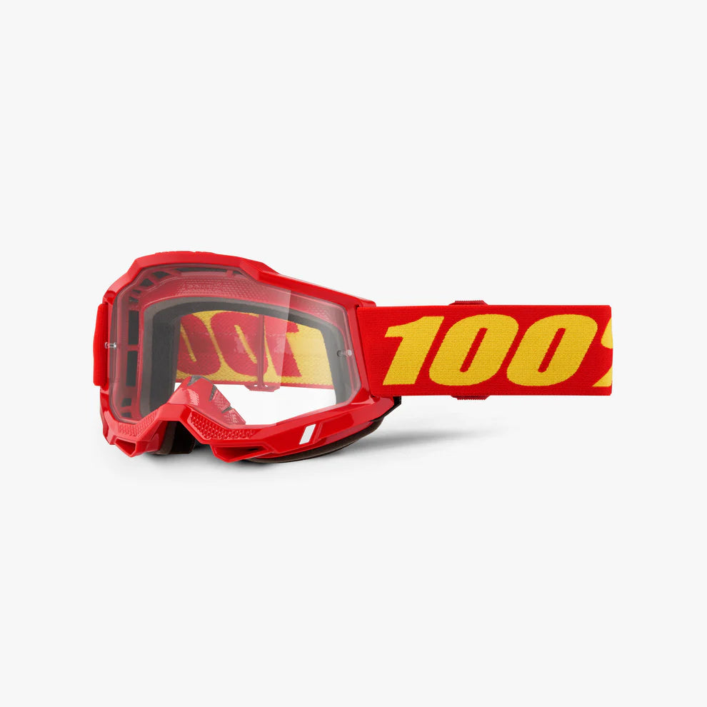 100% ACCURI 2 OTG GOGGLE RED - CLEAR LENS