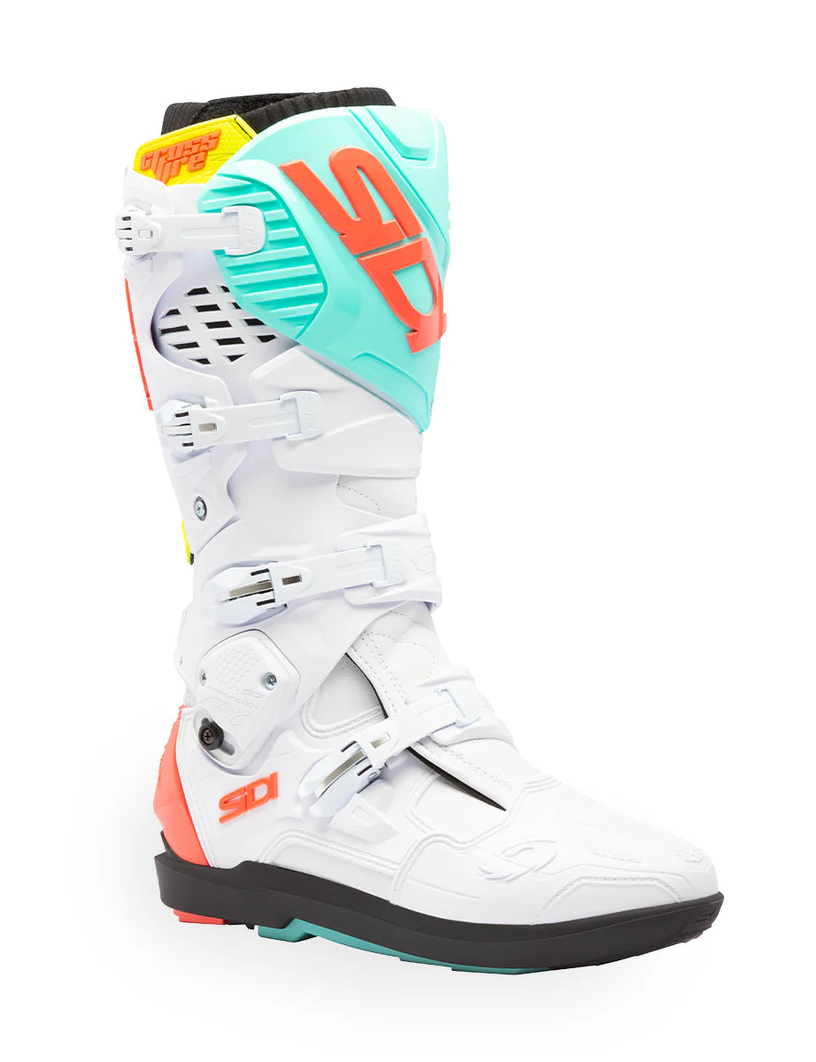 CROSSFIRE 3 SRS OFF ROAD BOOT (White/Mint/Coral) | SIDI