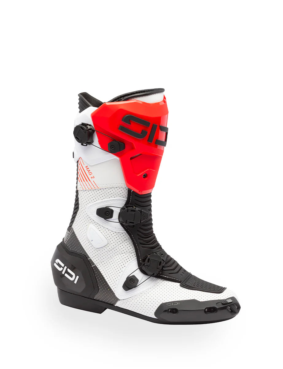 MAG-2 AIR MOTO BOOT (White/Black/Red) | SIDI