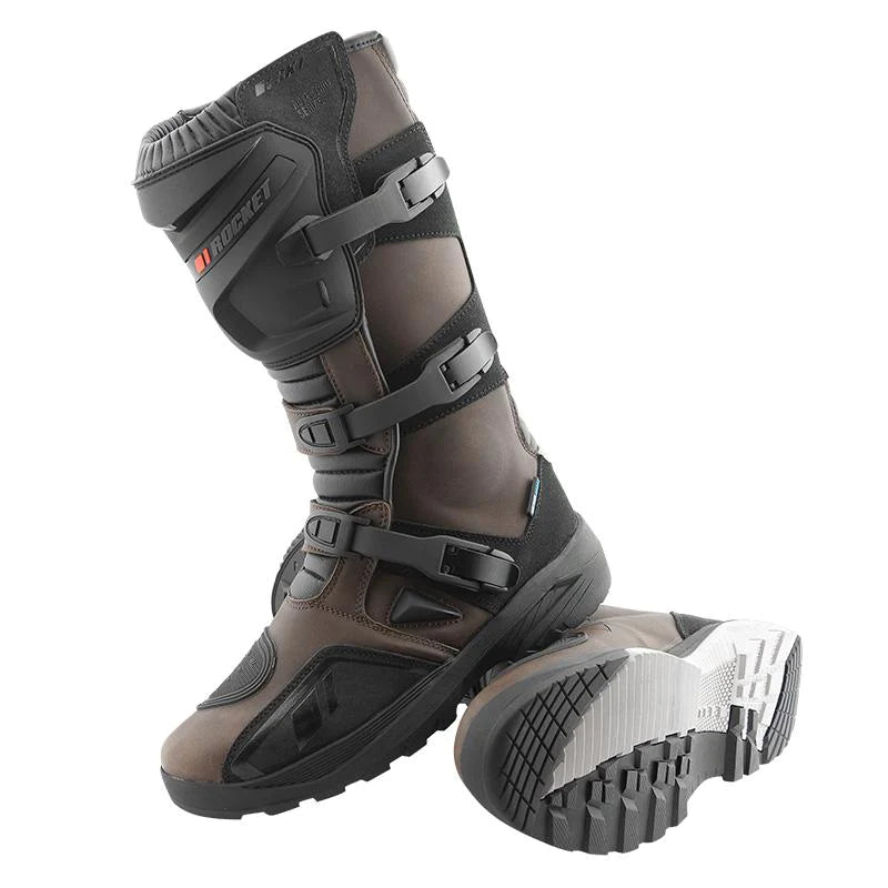 BALLISTIC MEN'S ADVENTURE BOOOT (Brown/Black) | Joe Rocket