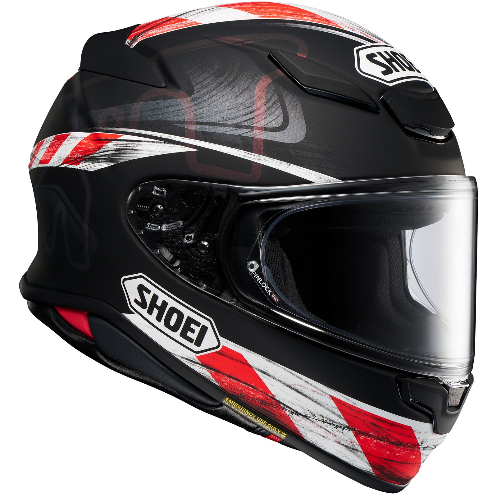RF-1400 KNEE DOWN TC-5 (Matte Finish) FULL FACE HELMET | SHOEI