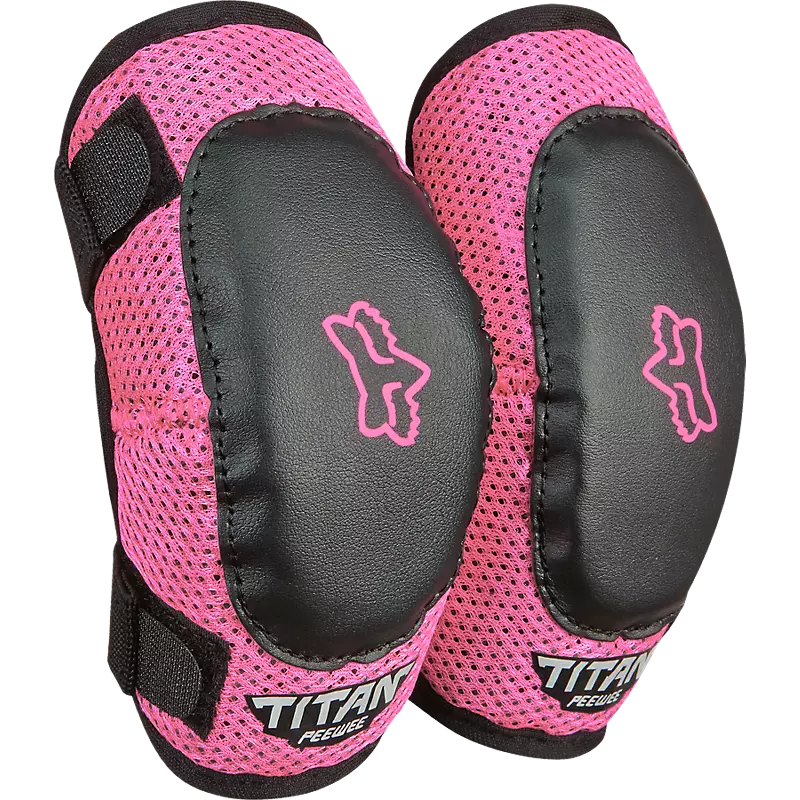PEEWEE TITAN ELBOW GUARD (Black/Pink) | Fox Racing