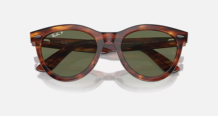 WAYFARER WAY SUNGLASSES (STRIPED HAVANA) | RAYBAN