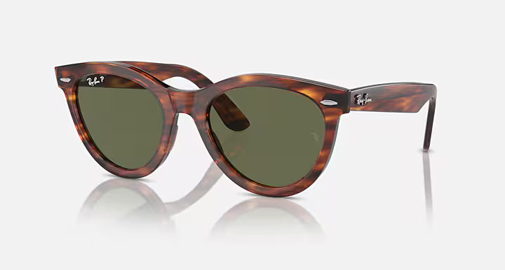 WAYFARER WAY SUNGLASSES (STRIPED HAVANA) | RAYBAN