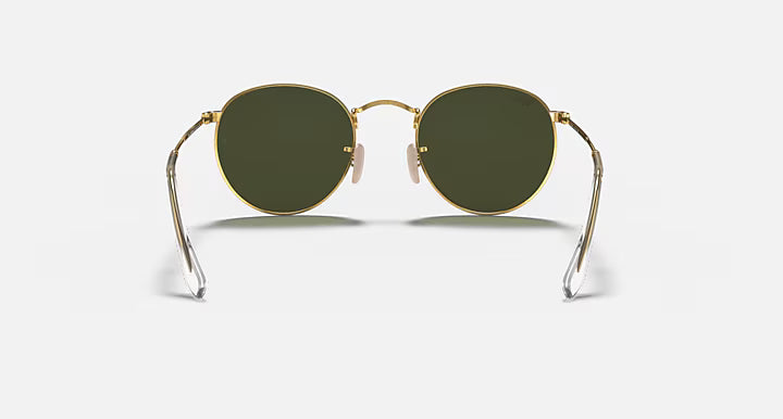 ROUND METAL SUNGLASSES (ARISTA WITH GREEN LENS) | RAYBAN