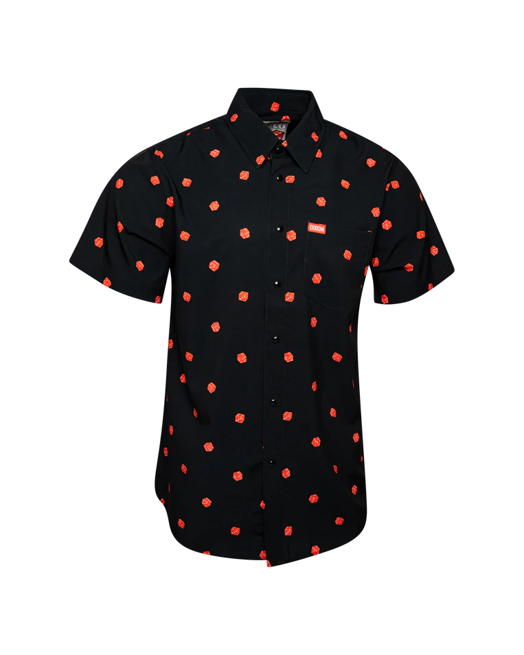 MEN'S CEE-LO PARTY SHIRT (Black/Red) | DIXXON