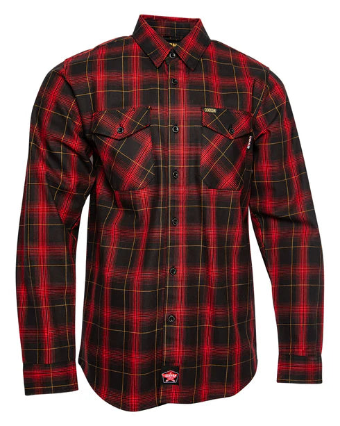 MEN'S DIABLO FR FLANNEL (Red/Black) | DIXXON