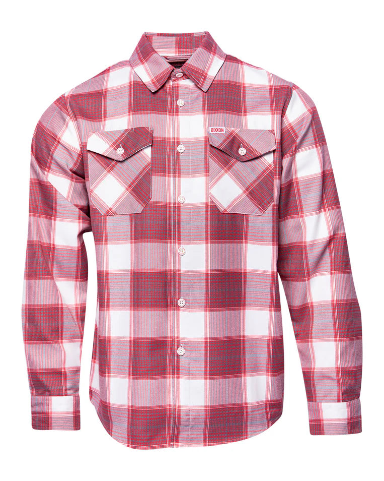 MEN'S HAPPY LAND FLANNEL (Red/White) | DIXXON