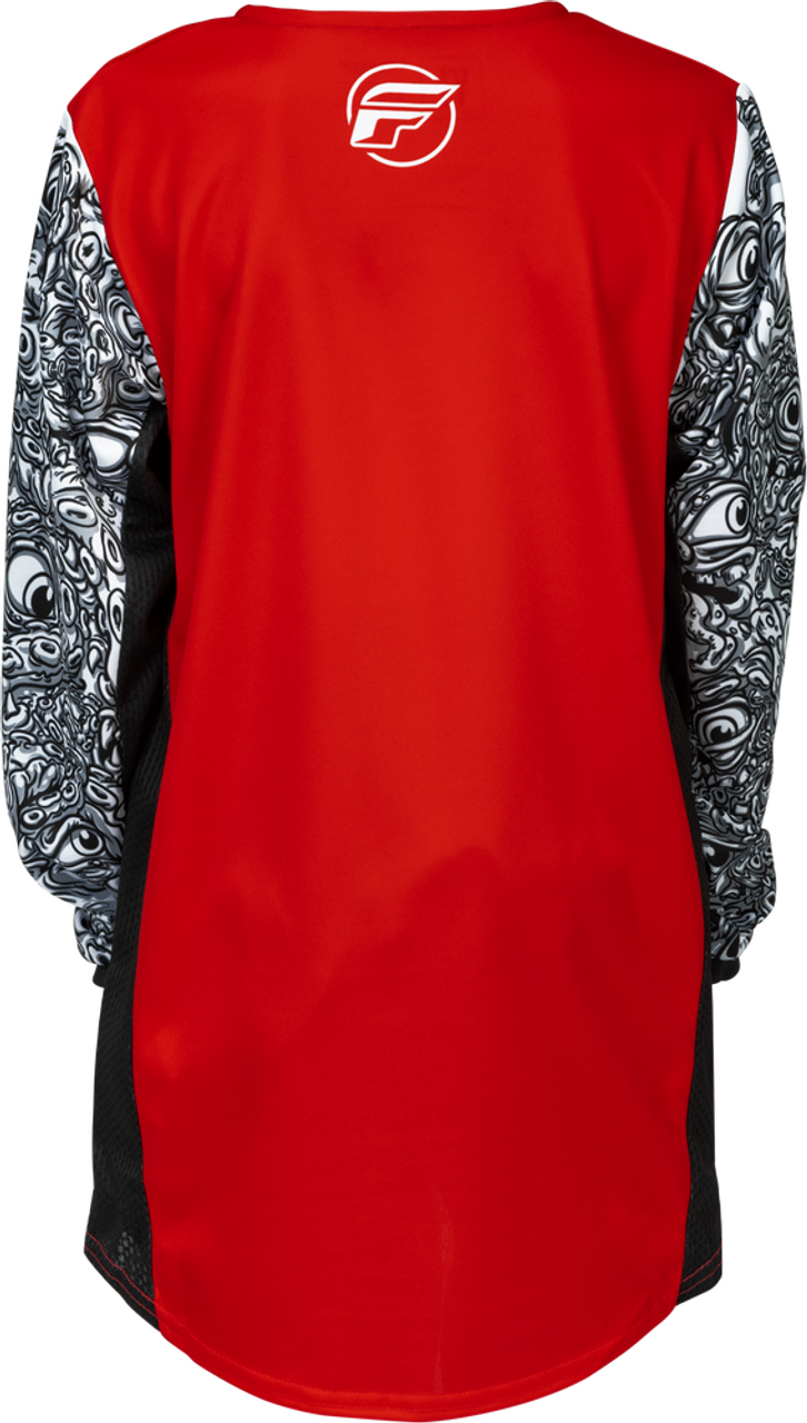 YOUTH KINETIC JERSEY MUTANT (RED/WHITE/ BLACK) | FLY RACING