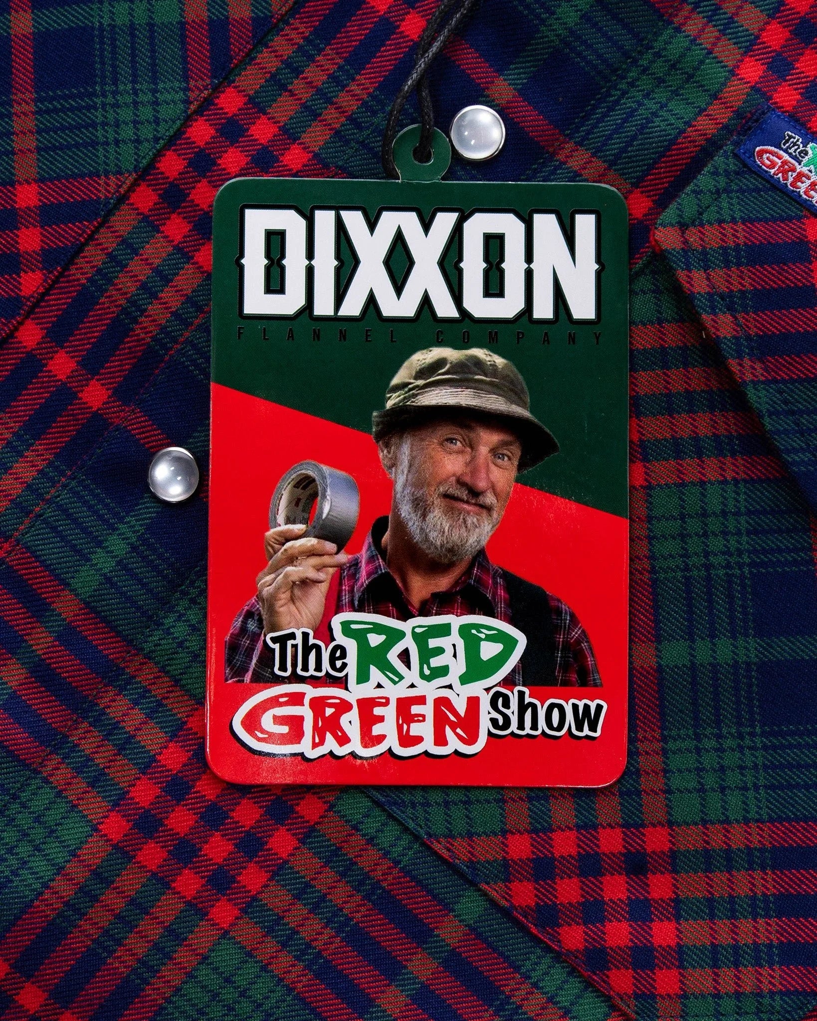 MEN'S RED/GREEN FLANNEL | Dixxon