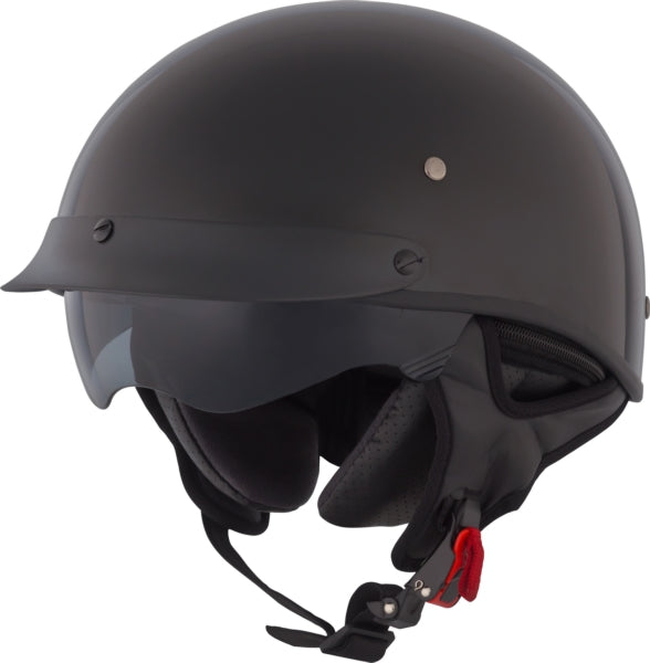 REVOLT RSV HALF HELMET (Glossy Black) | CKX