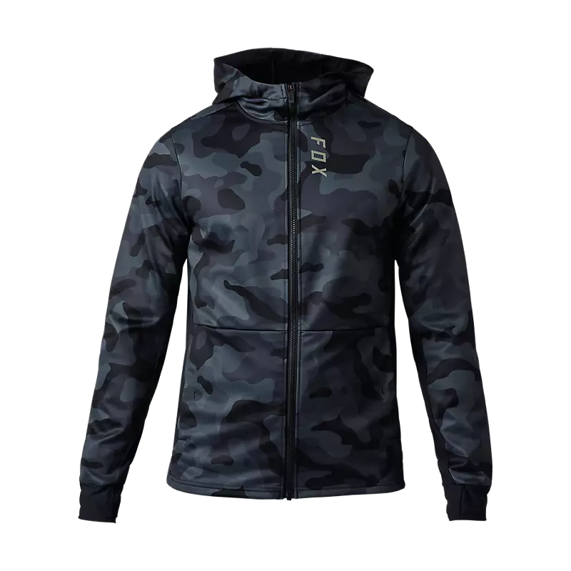 MEN'S DEFEND DRIVE WINDBLOCK ZIP (BLK CAMO) | Fox Racing