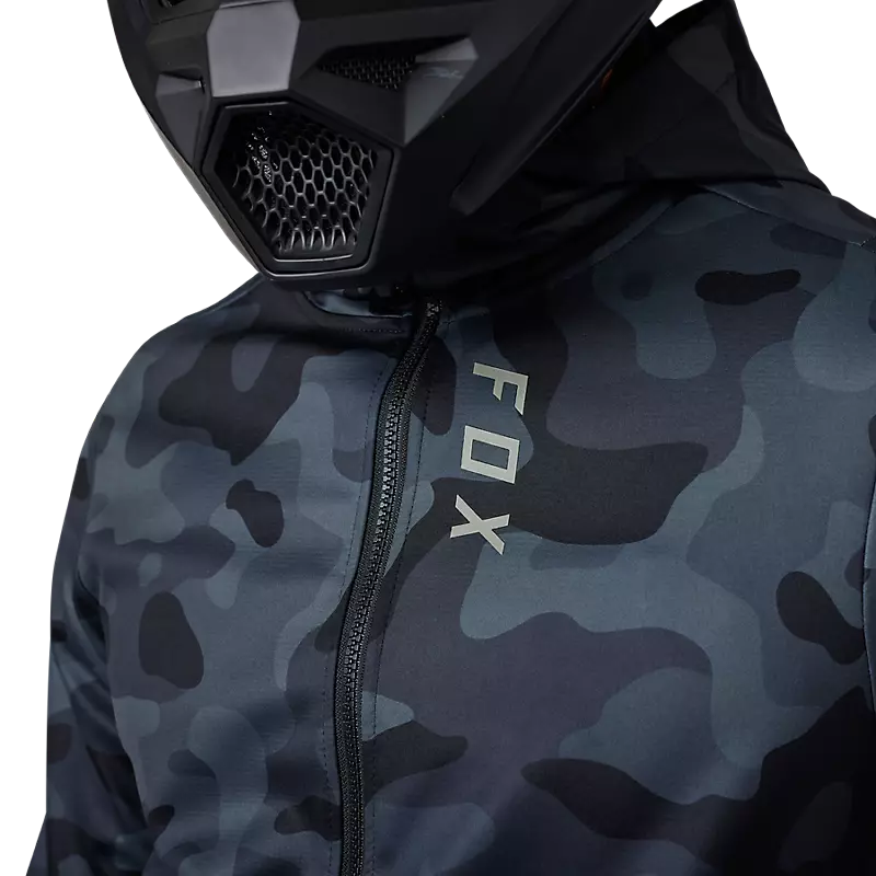 MEN'S DEFEND DRIVE WINDBLOCK ZIP (BLK CAMO) | Fox Racing