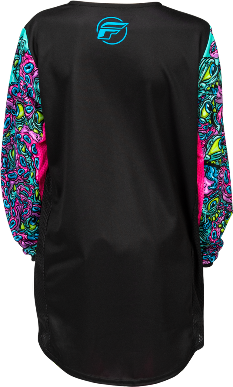 YOUTH KINETIC JERSEY MUTANT BLACK | FLY RACING