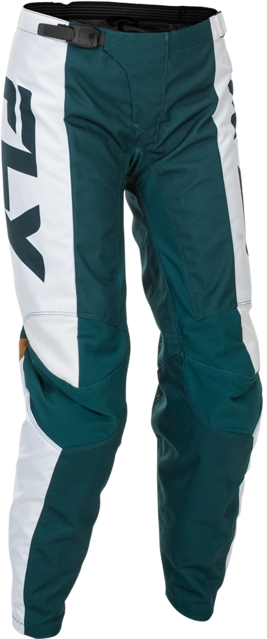 WOMEN'S F-16 PANT (Teal/White/Gold) | FLY RACING