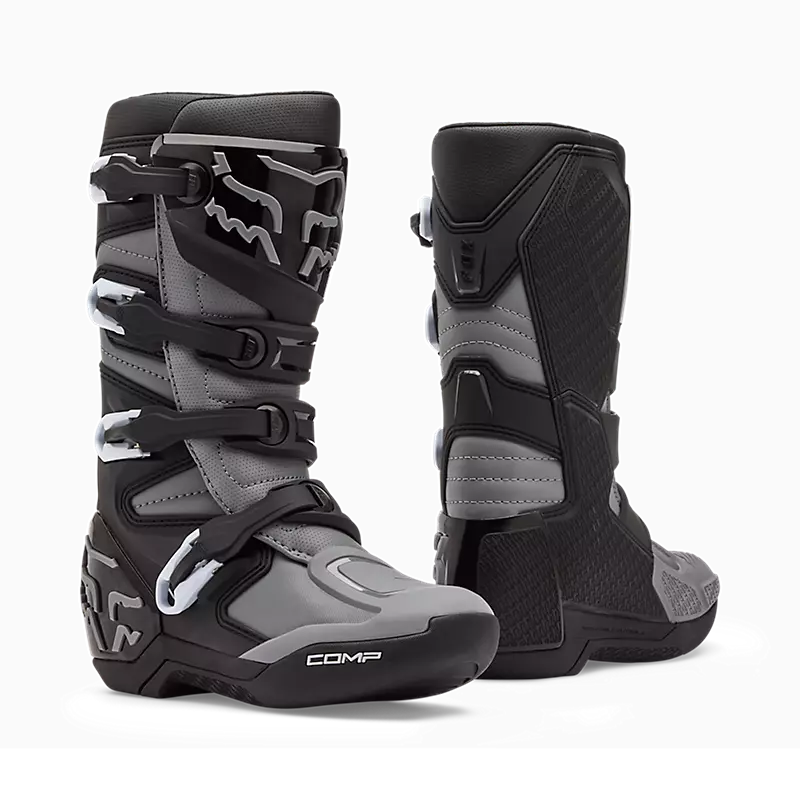 YOUTH COMP BOOT (Black/Grey) | Fox Racing