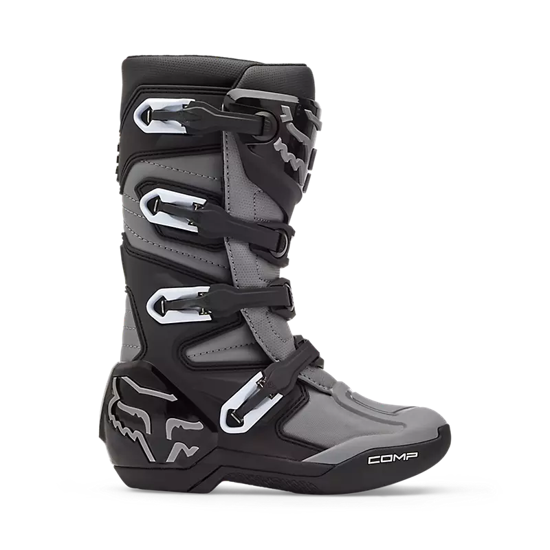 YOUTH COMP BOOT (Black/Grey) | Fox Racing