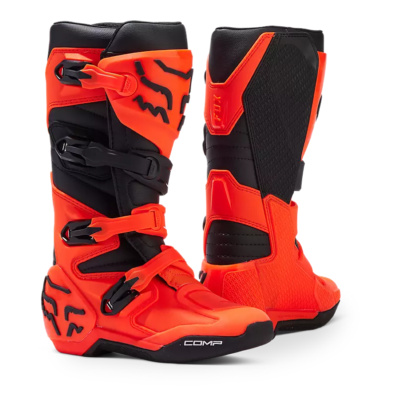 YOUTH COMP BOOT (Flo Orange) | Fox Racing