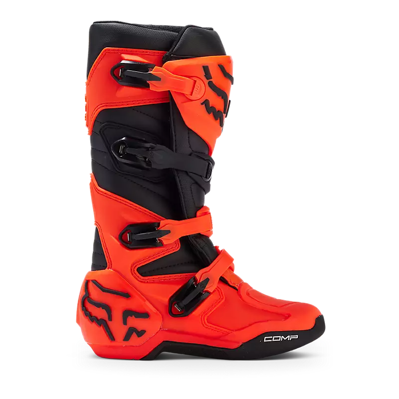 YOUTH COMP BOOT (Flo Orange) | Fox Racing