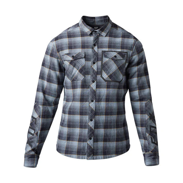 DEFEND DRIVE WINDBLOCK FLANNEL (Black) | Fox