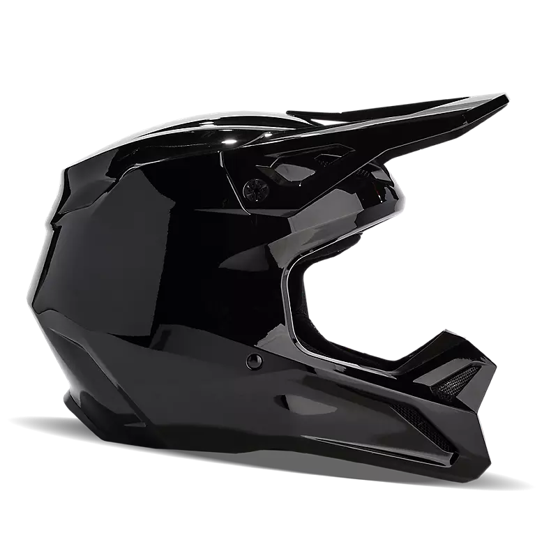 V1 SOLID HELMET (Gloss Black) | Fox Racing