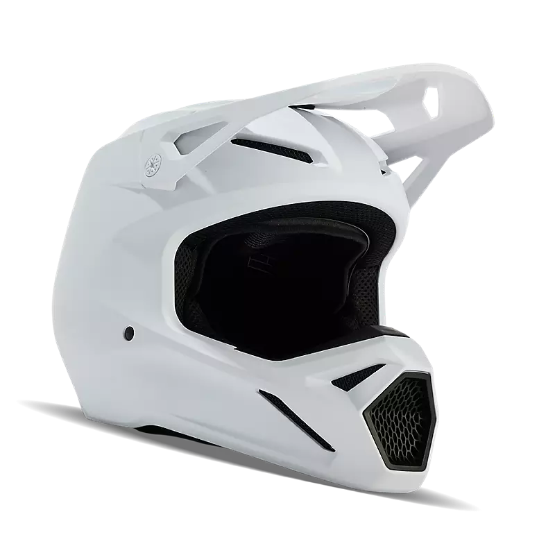 V1 SOLID HELMET (MT WHT) | Fox Racing