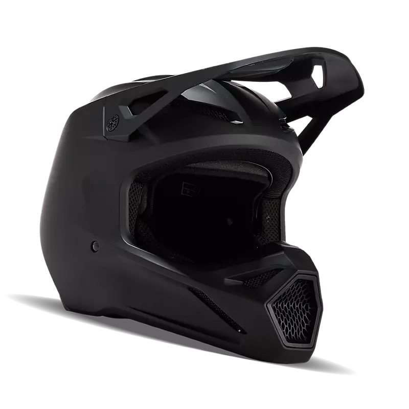 V1 SOLID HELMET (MATTE BLK) | Fox Racing