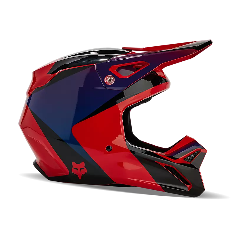 ADULT V1 STREAK HELMET (Red) | Fox