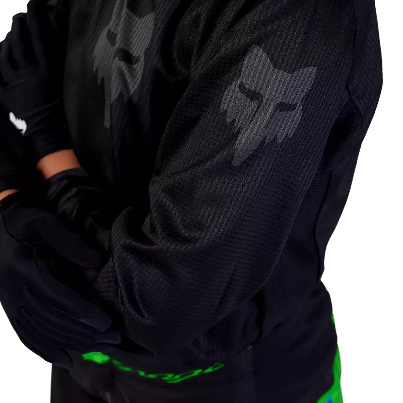 YTH BLACKOUT JERSEY (BLK/BLK) | Fox Racing