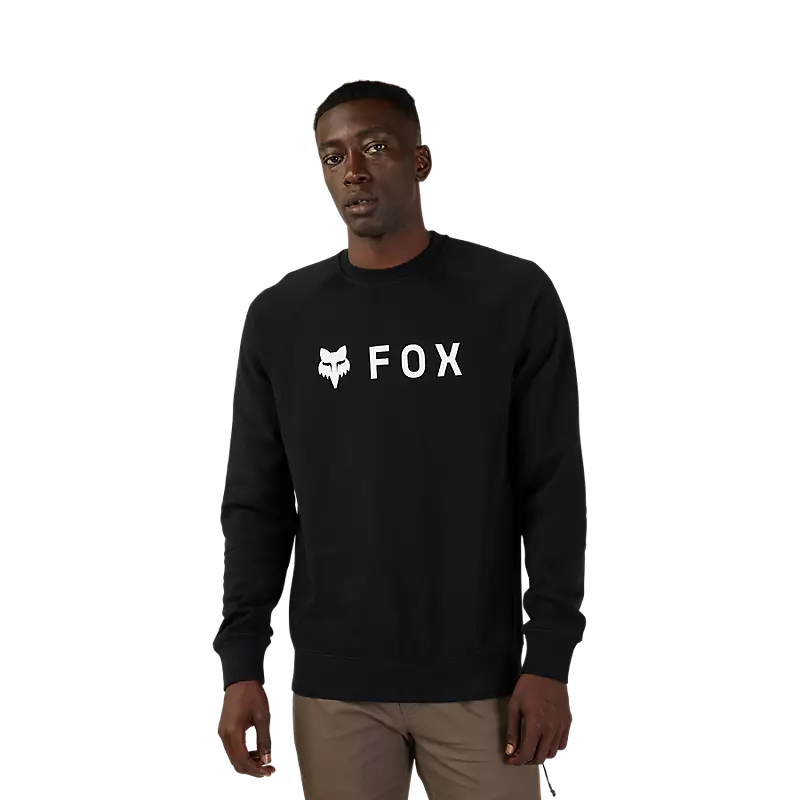 MEN'S ABSOLUTE FLEECE CREW (Black) | Fox