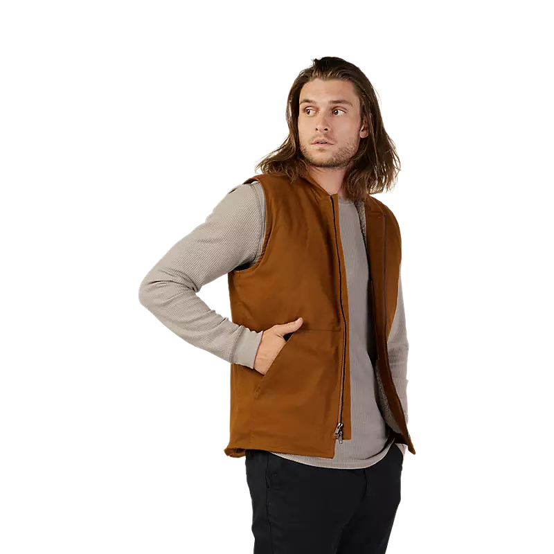 MEN'S SOURCE SHERPA VEST (Nutmeg) | Fox