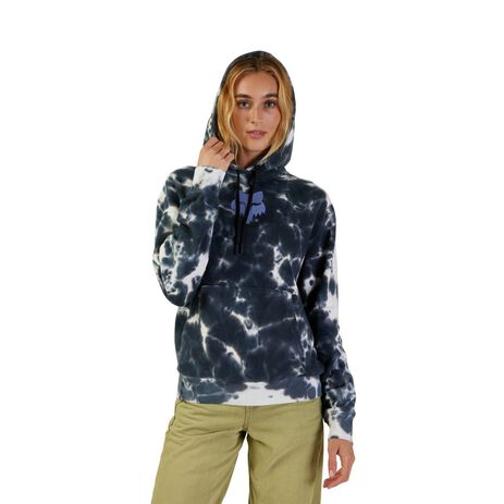 WOMEN'S ATLAS FLEECE PULLOVER (Black Tye-Dye) | Fox Racing